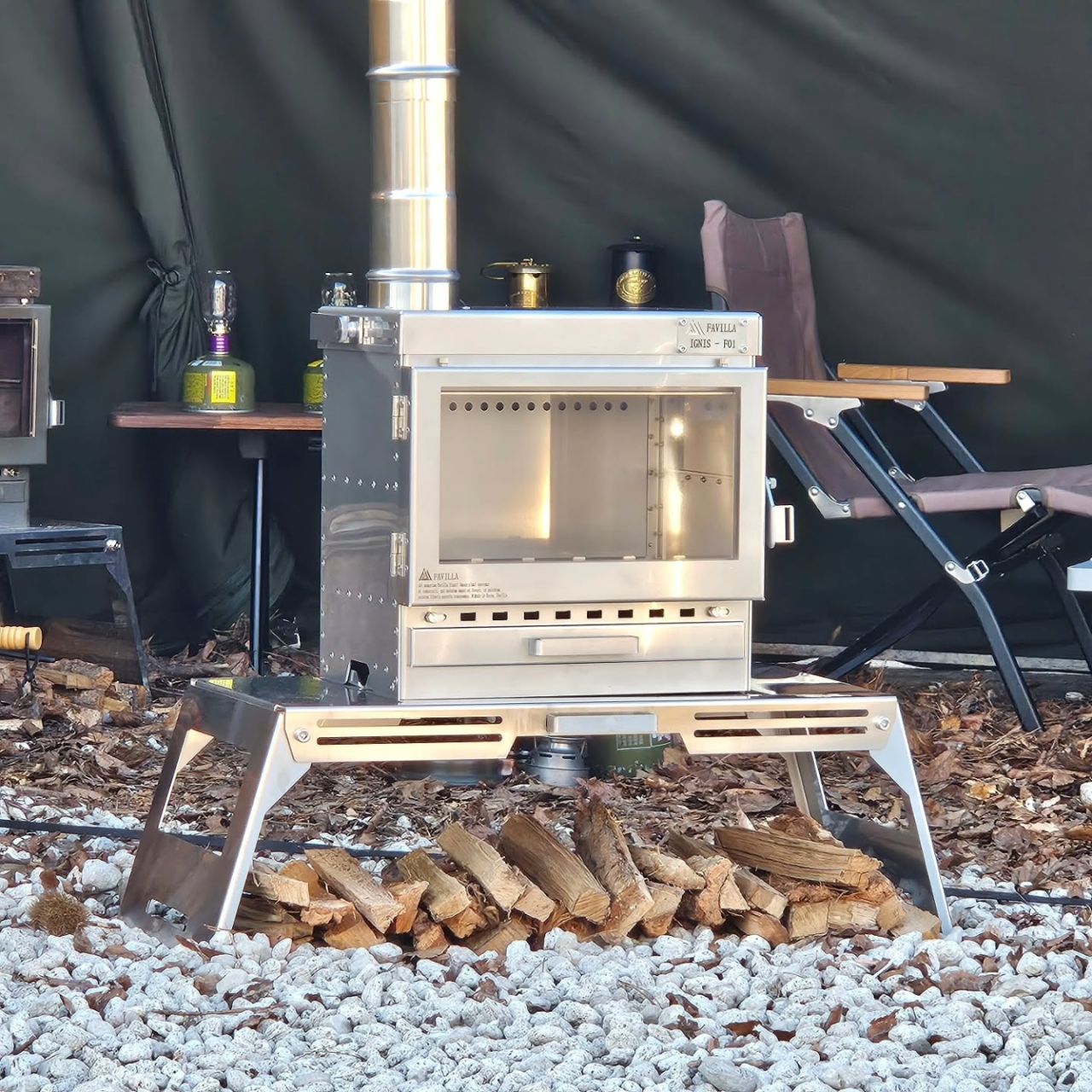FAVILLA] Camping Woodstove IGNIS-F01 – SeoulLife