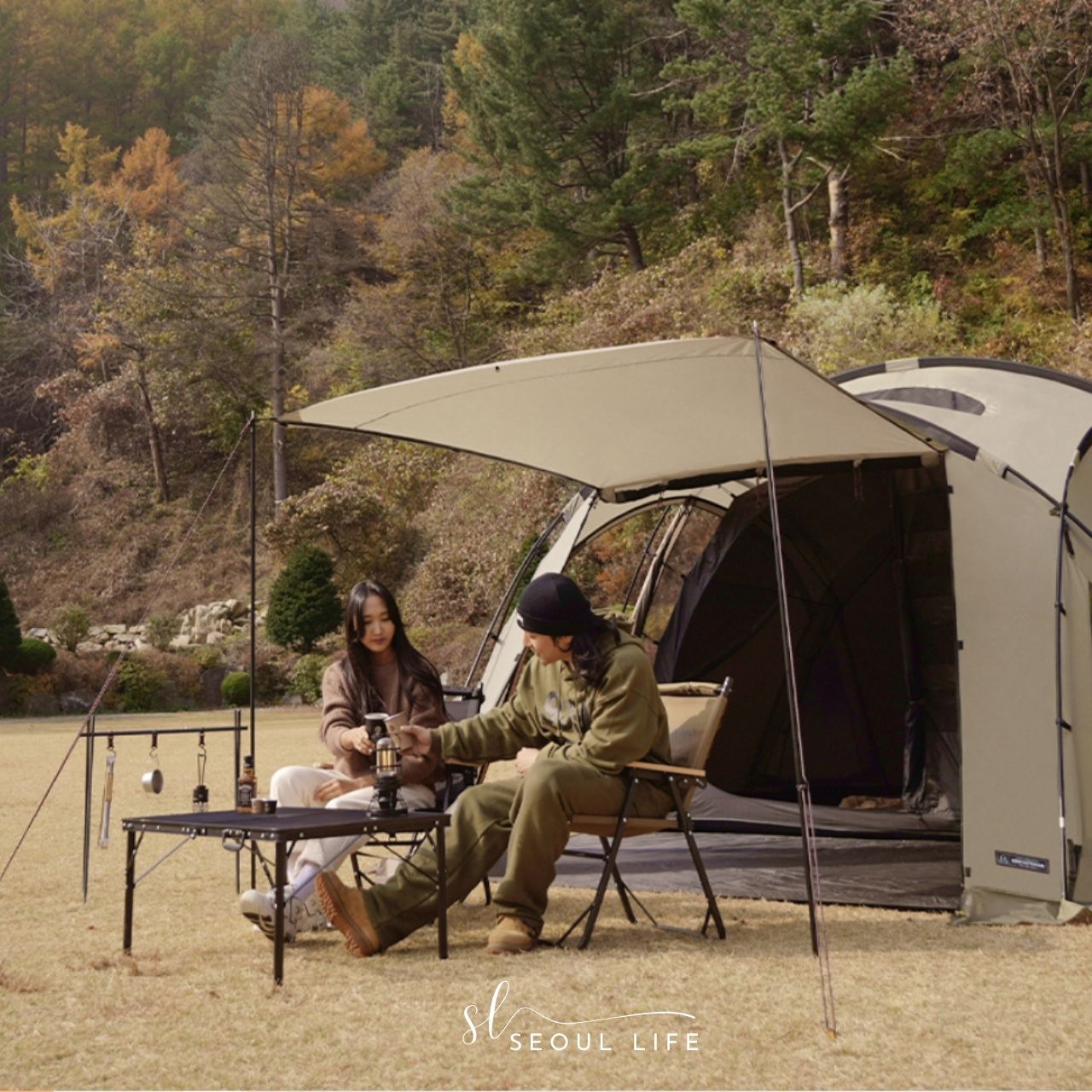 *KZM* Gotland Swell House Camping Tent for 3-4people.