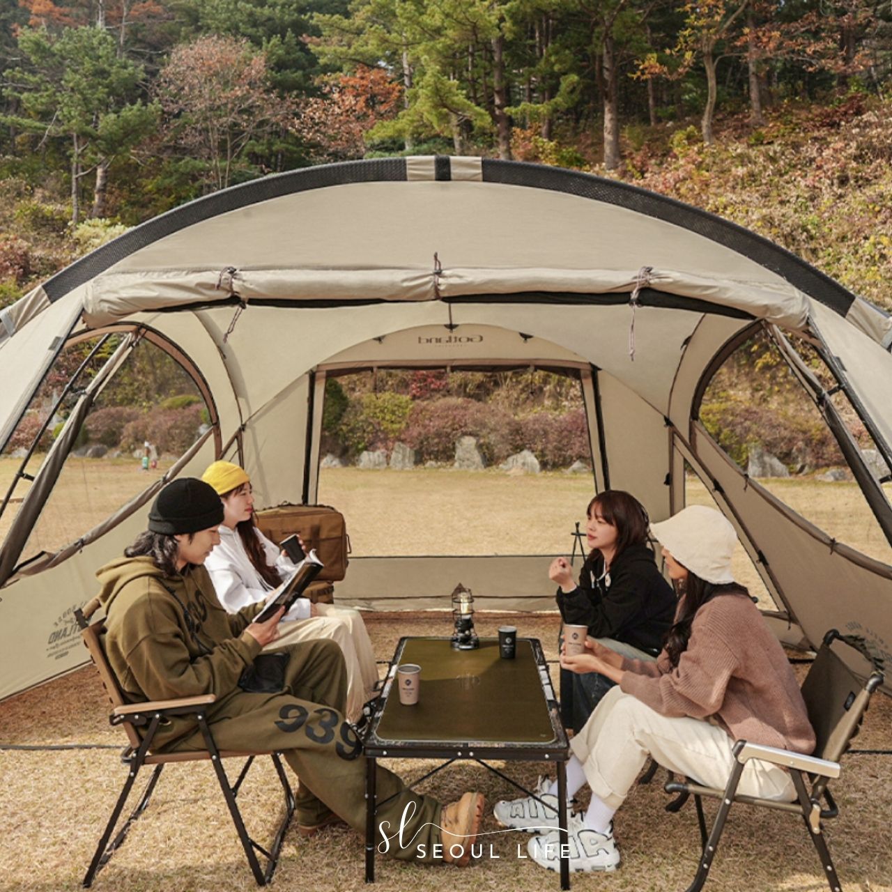 *KZM* Gotland Swell House Camping Tent for 3-4people.