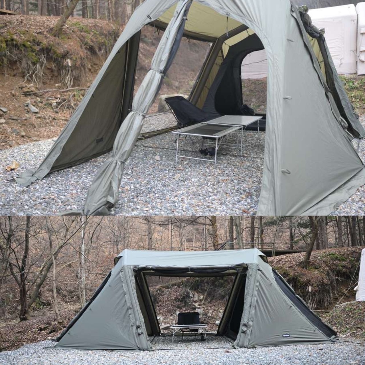 *Urbanside* Easy Cabin Air Tent/ Khaki Color. Outdoor Camping