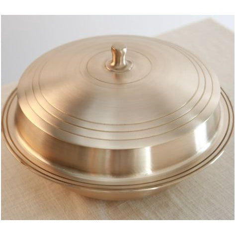 Traditional Korean Cauldron Brassware Stew & Rice Pot/ 3-4 Portions & 19.5cm Diameter