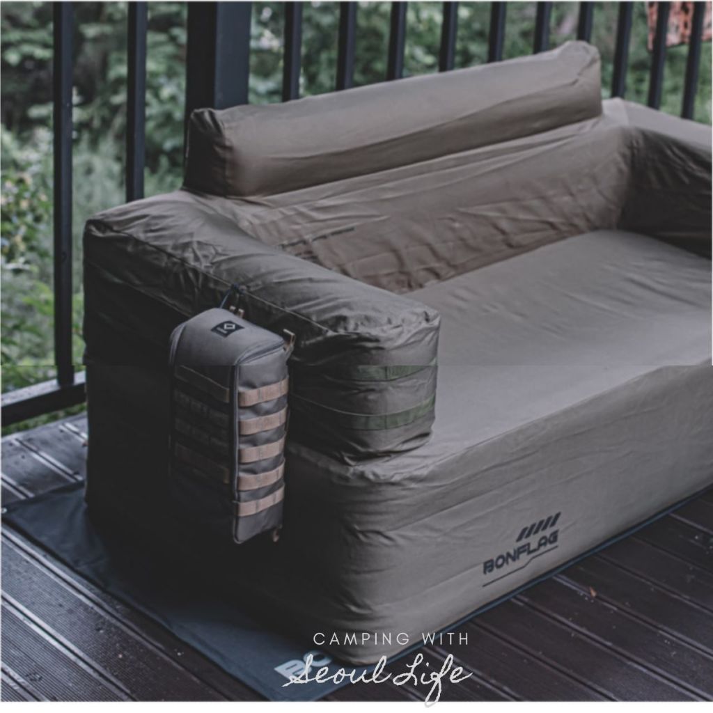 *Bonflag* Air Sofa, Airpump camping outdoor sofa for 2 people