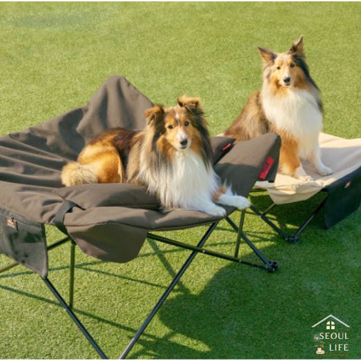 Camping Outdoor Chair & Bed for dogs or cats/ Scratch-Resistant Fabric & Thick Filling and Cozy Rest for Pets