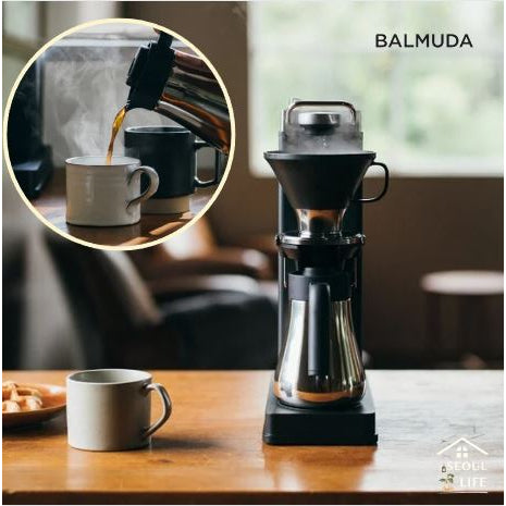 *BALMUDA* The Brew Coffee Maker Black/ Automatic Pour Over Coffee Maker for Camping