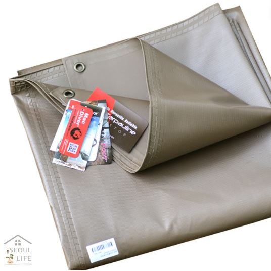 *MacOutdoor* Footprint for Helinox & Snow Peak Tents/ Fireproof & Water repellent. Good for Camping Rental