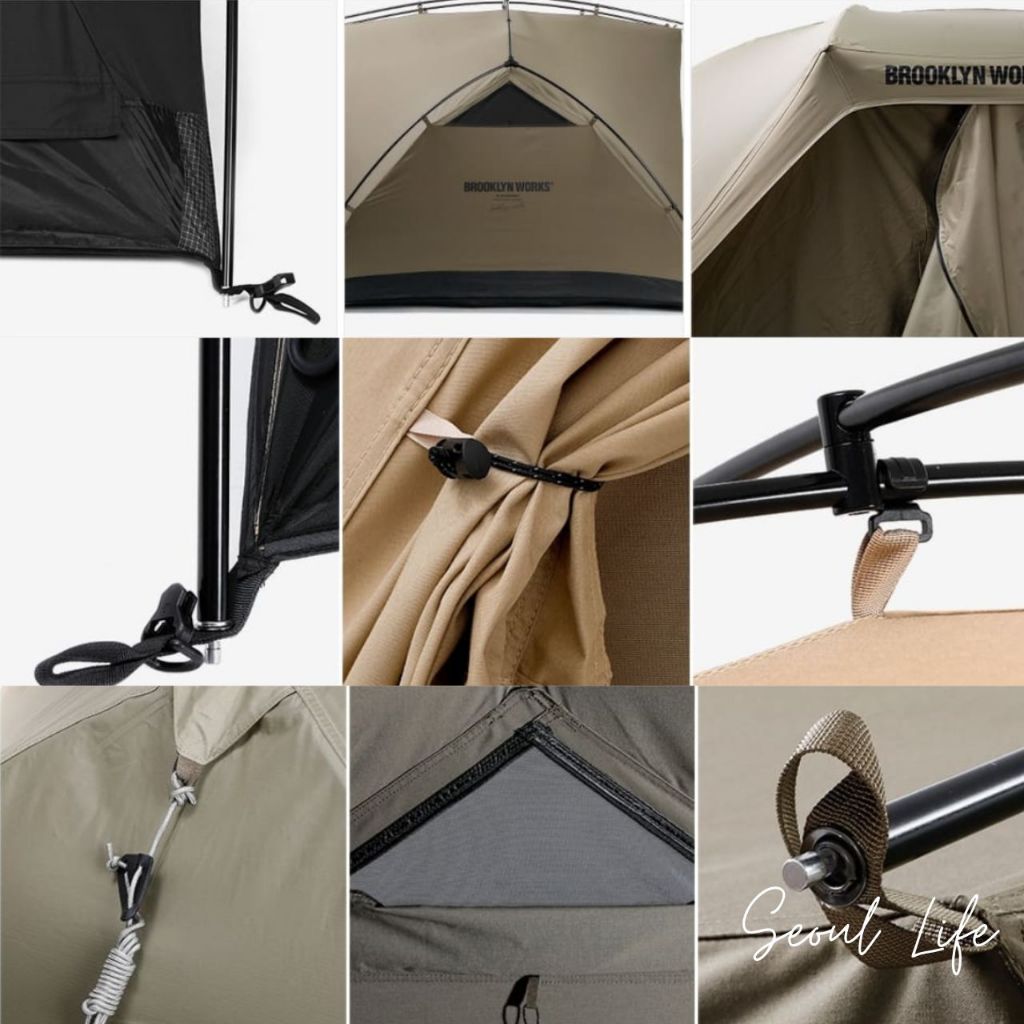 *Brooklyn Works* ROI-Tent VER.2 for 3-4 people for camping rental
