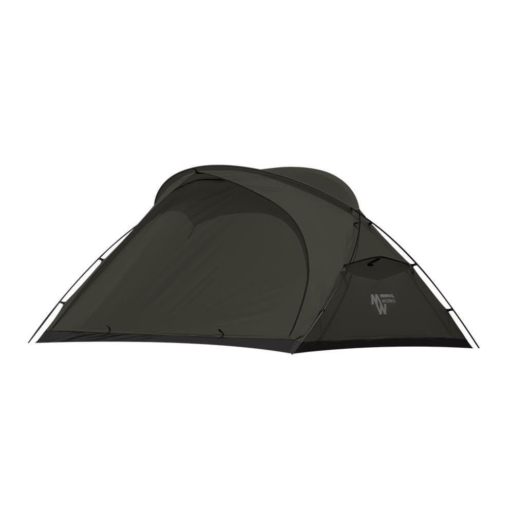 *Minimal Works* PAPRIKA Easy Pitch Extendable tent for 2 persons. Camping Gear