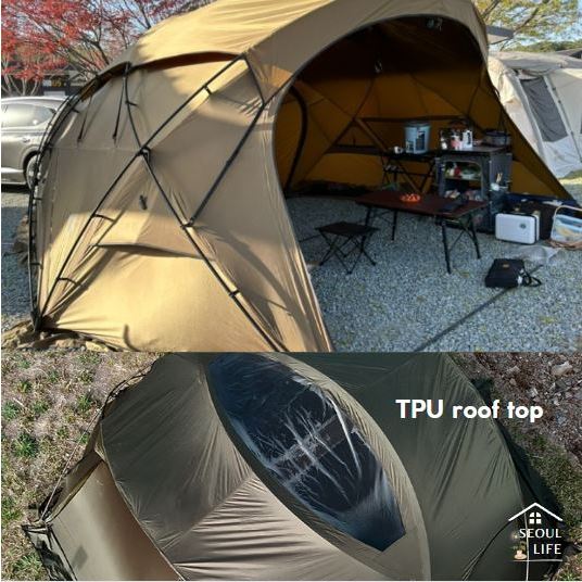 *Minimal Works* AGORA extendable camping tent & shelter for all seasons