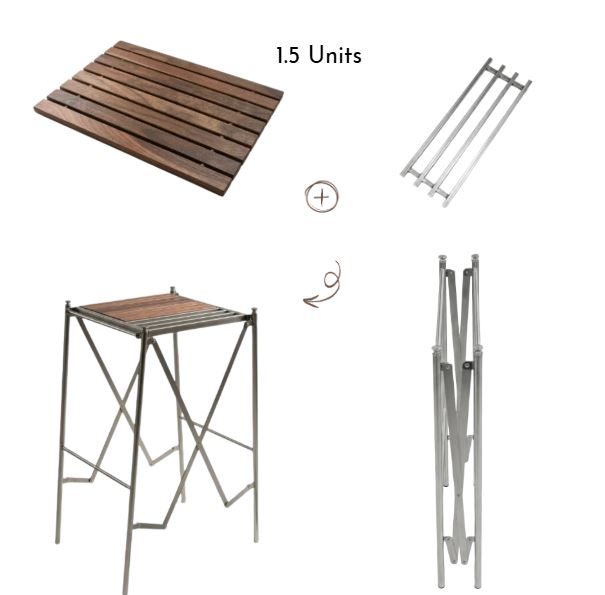 [Enrich] Premium Folding Camping Kitchen Table / High-Class IGT Standing Workstation