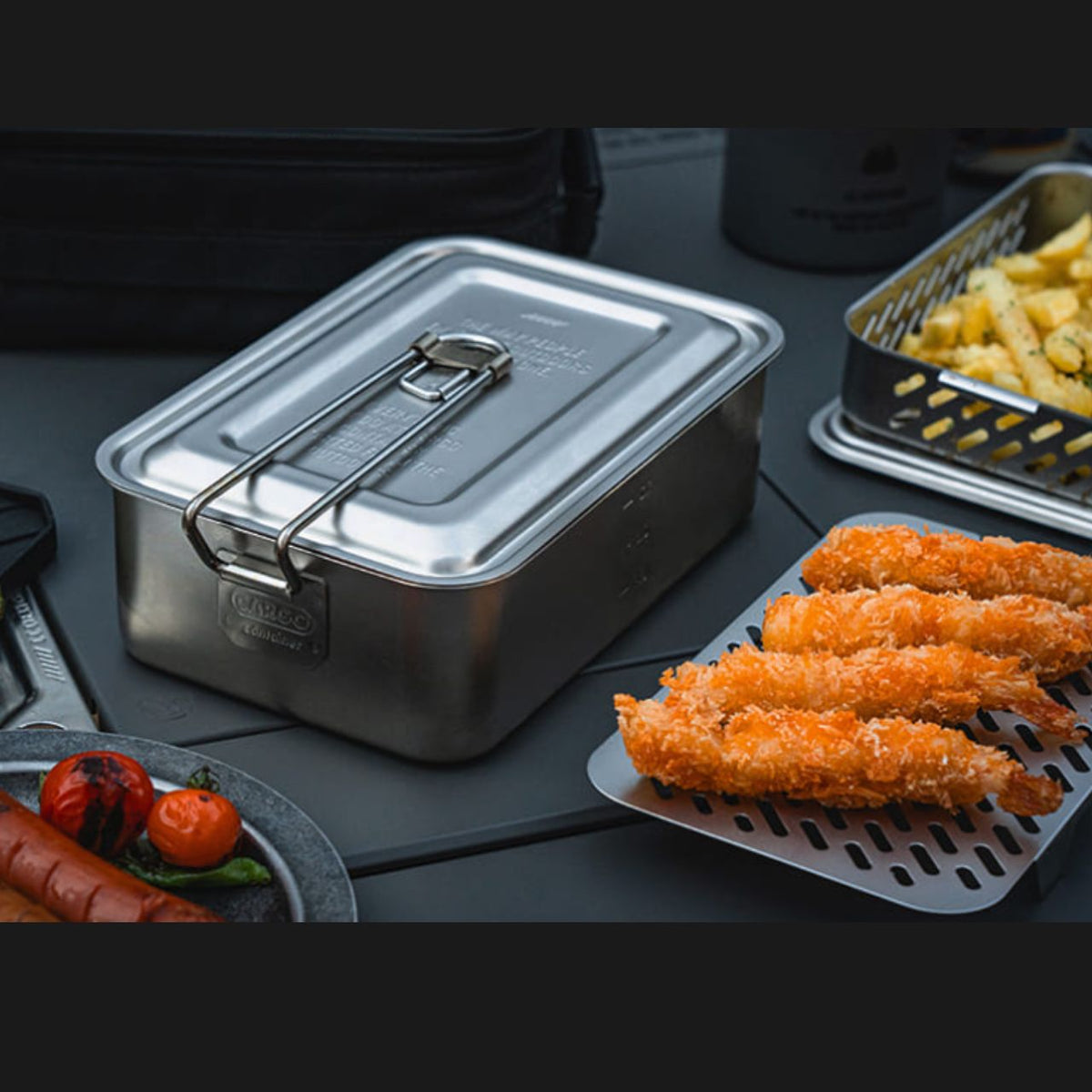 [Cargo Container] All-in-One Outdoor Camping Master Mess Kit Cookware Set