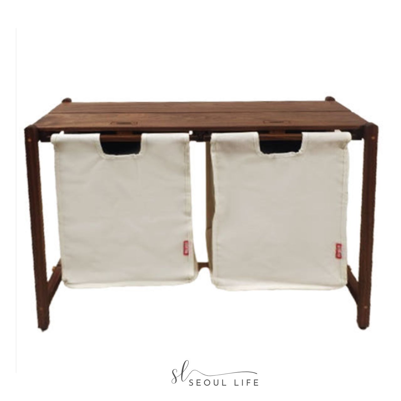 [HealBreathe] Wooden Camping Side Table, Camping Basket, Storage Table, Shelf