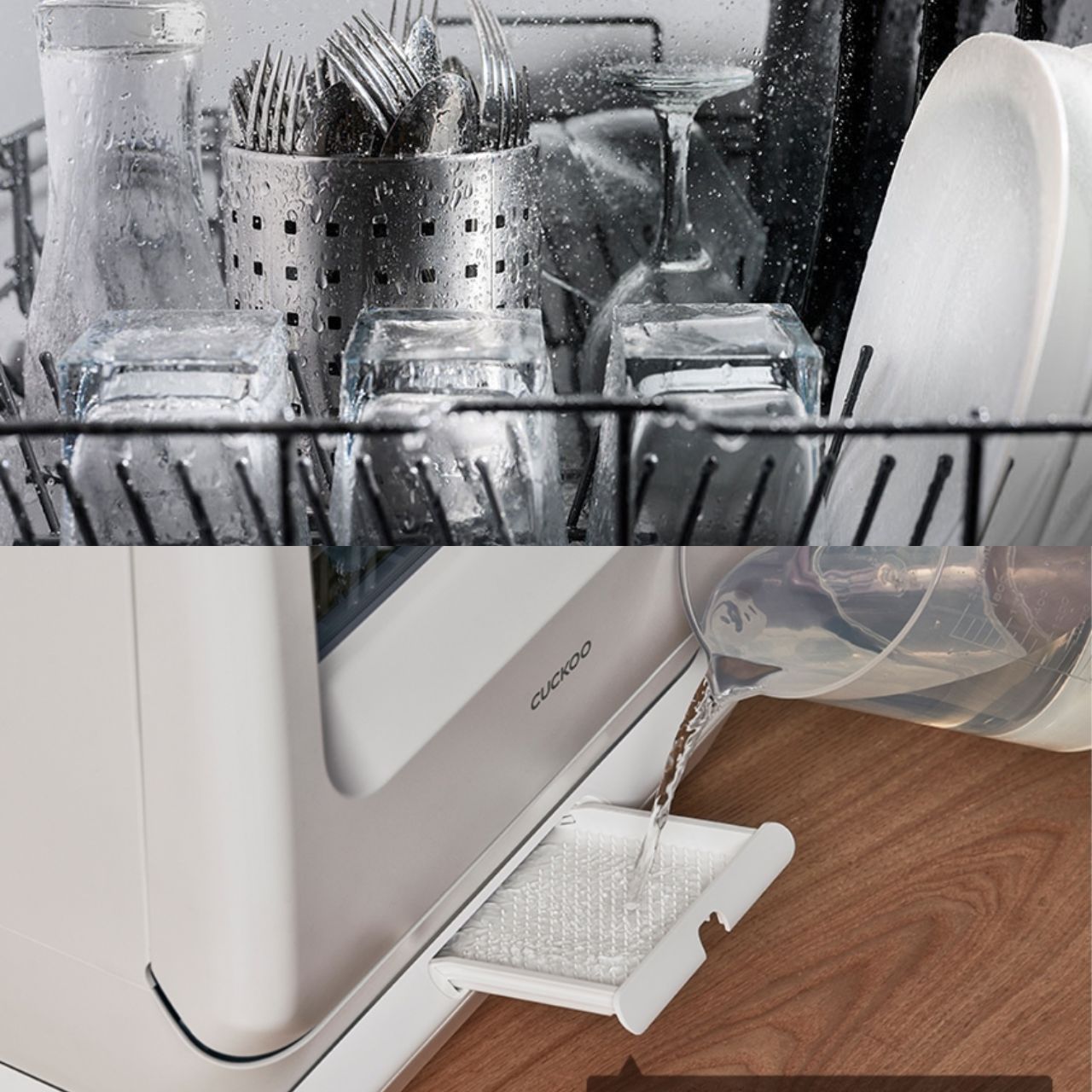 [Cuckoo] Marshmallow 2.0 Mini Dishwasher, Baby Bottle Washer, Dryer