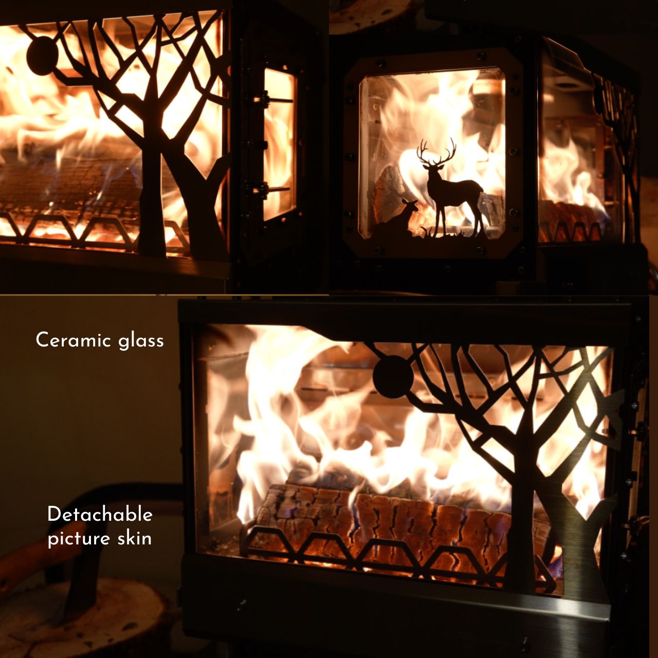 [Victory Camp] Giving Tree Square Camping Wood Stove