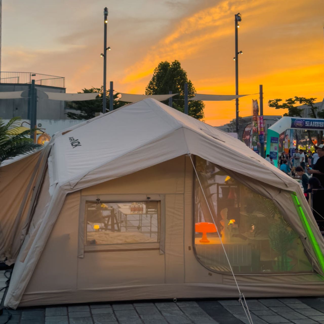 [Airnok] 8.0T Alpha Cube Lightweight Air Tent, Shelter