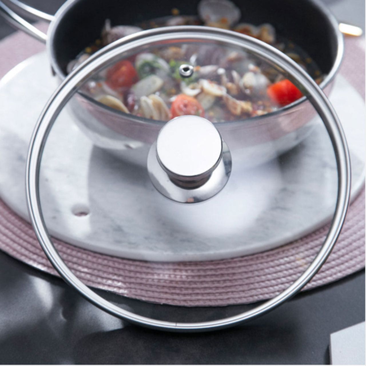 [finnilo] 316Ti 5-ply Stainless Steel Gourmet multi-pot Kettle, Pasta Pot