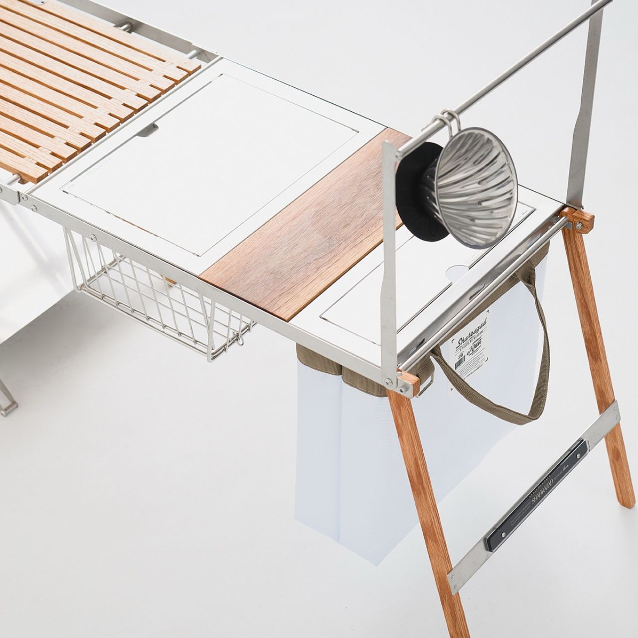 [Shahrazad] Camping Outddor Stainless Handcrafted IGT Folding Table, Made in Korea