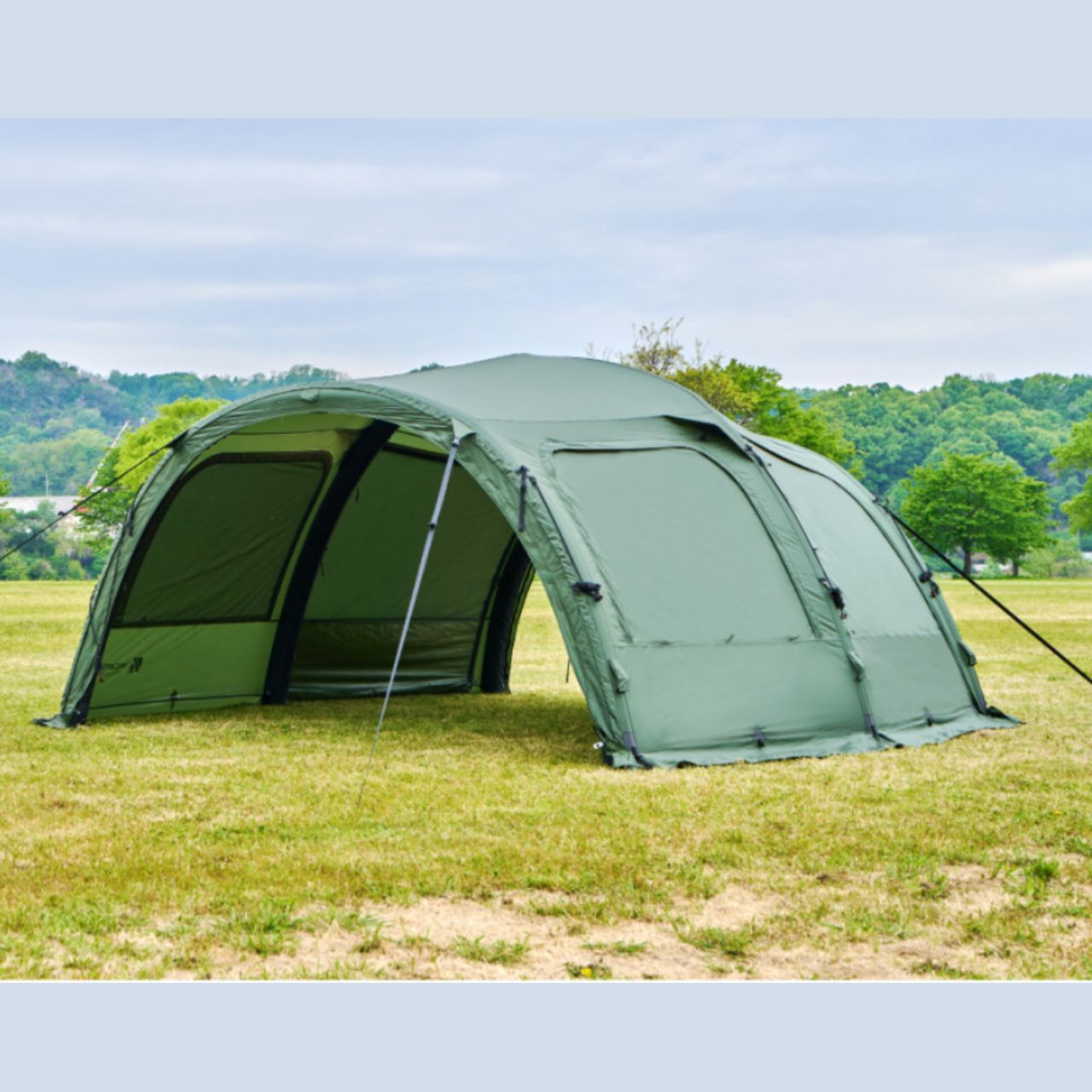 [We Can Trip] Model D Light-Weighted Air Tent, Shelter (Khaki, Black)