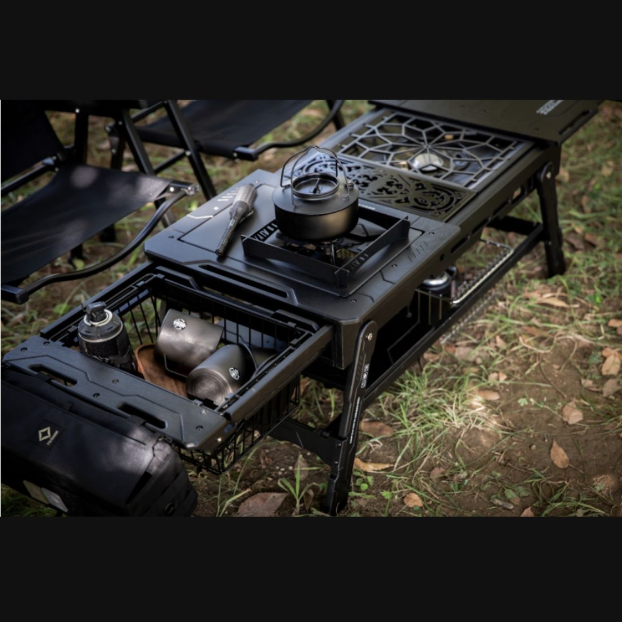 [On-U Life] My Own Sliding Camping Table, Wood Folding Table
