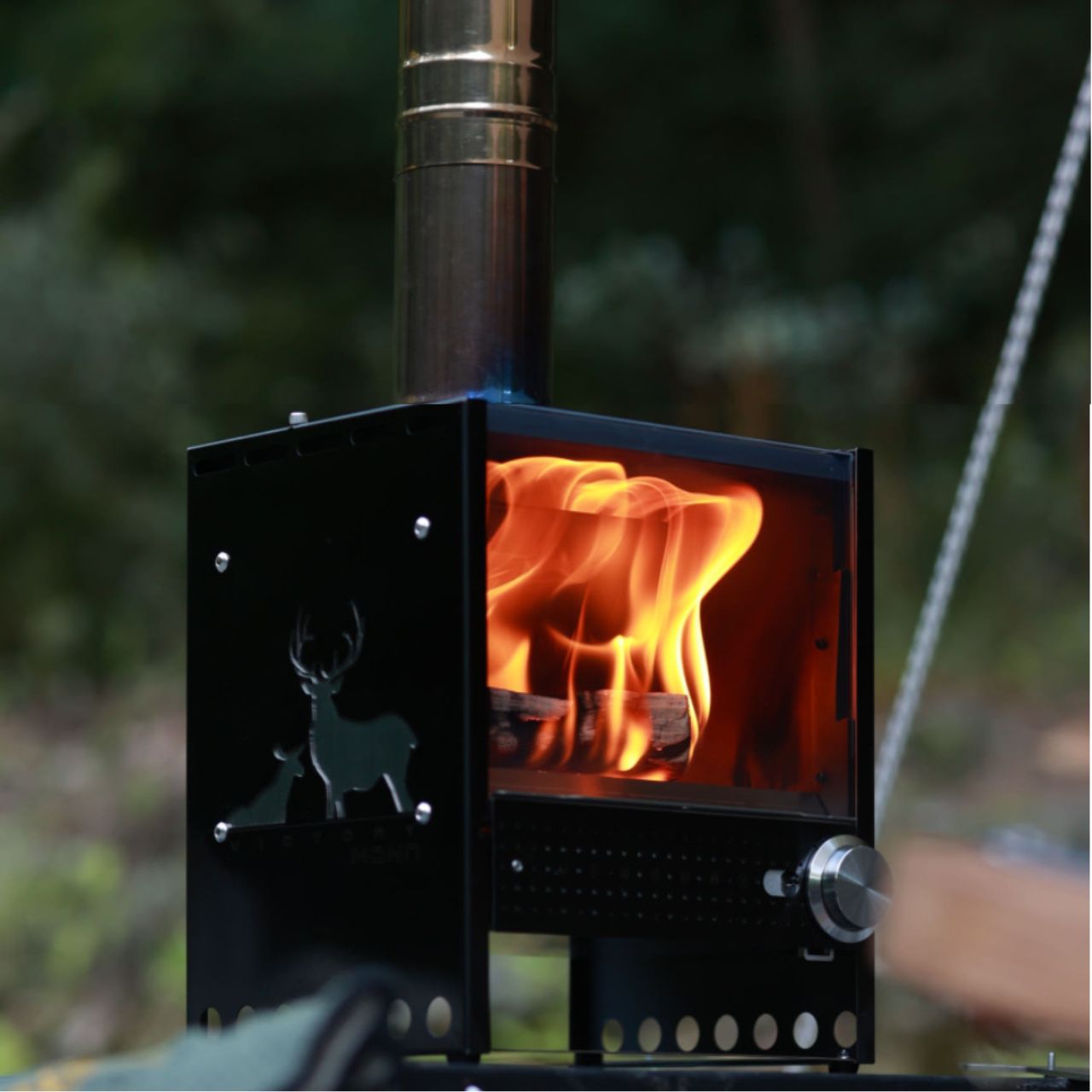 [Victory] Mona Outdoor 2-way Wood Stove w/ cooking space