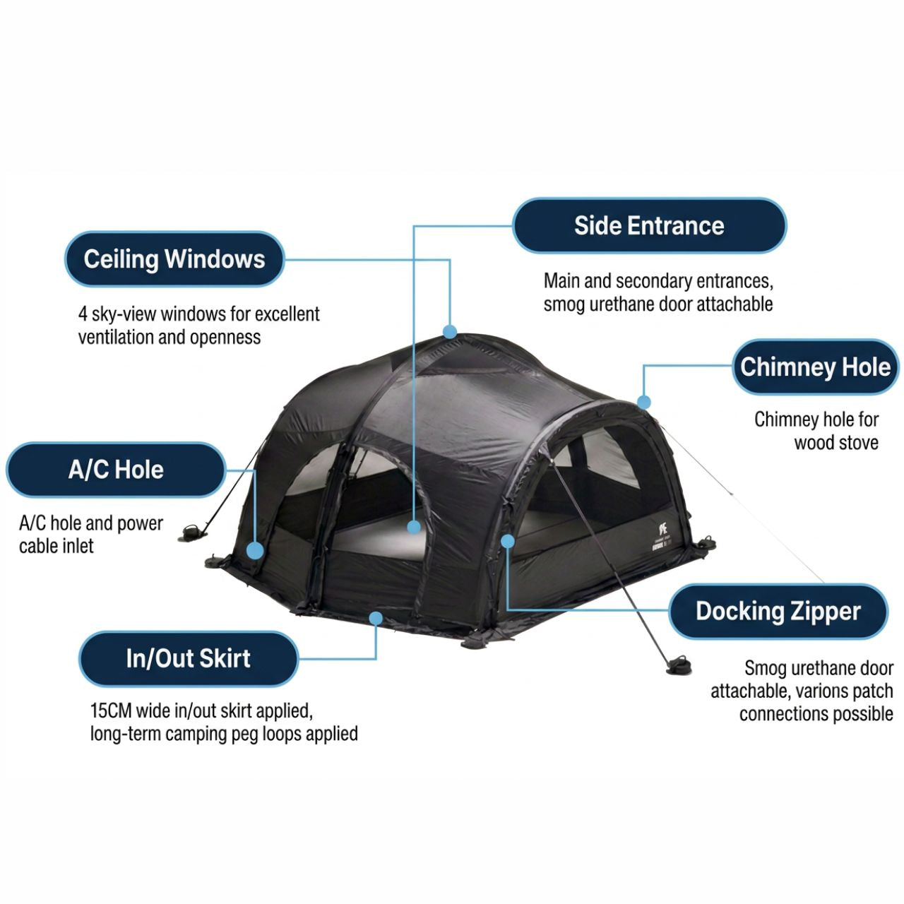 [We Can Trip] Model O Lightweight Air Tent