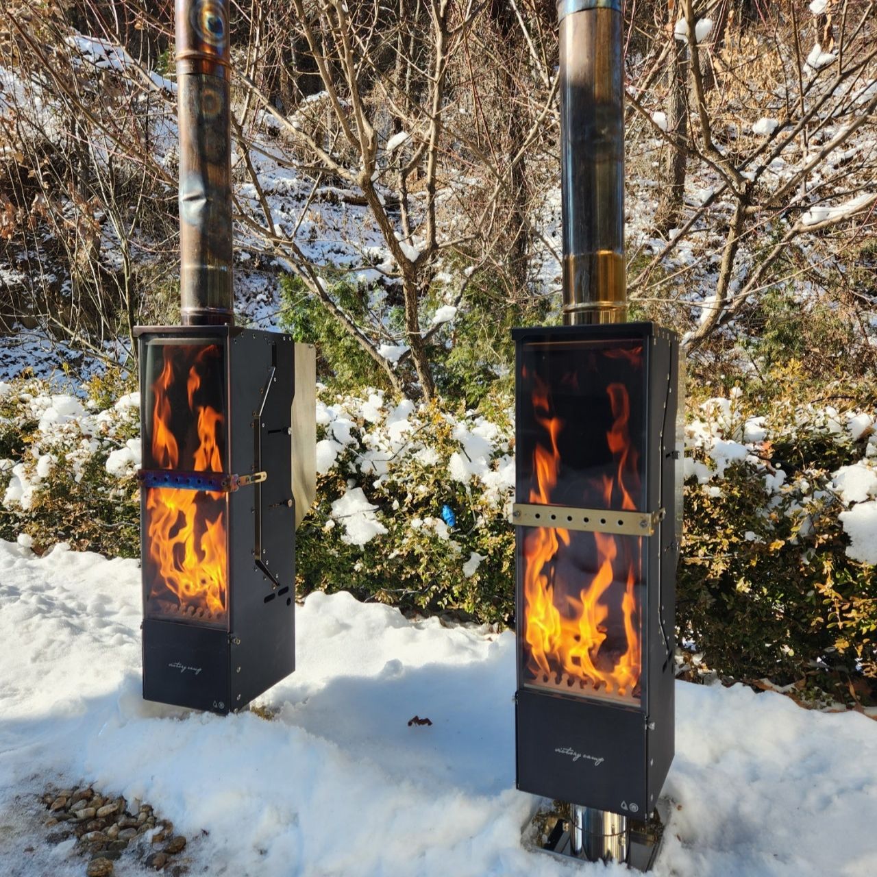 [Victory] Mono Classic Black Pellet Burning Camping Stove