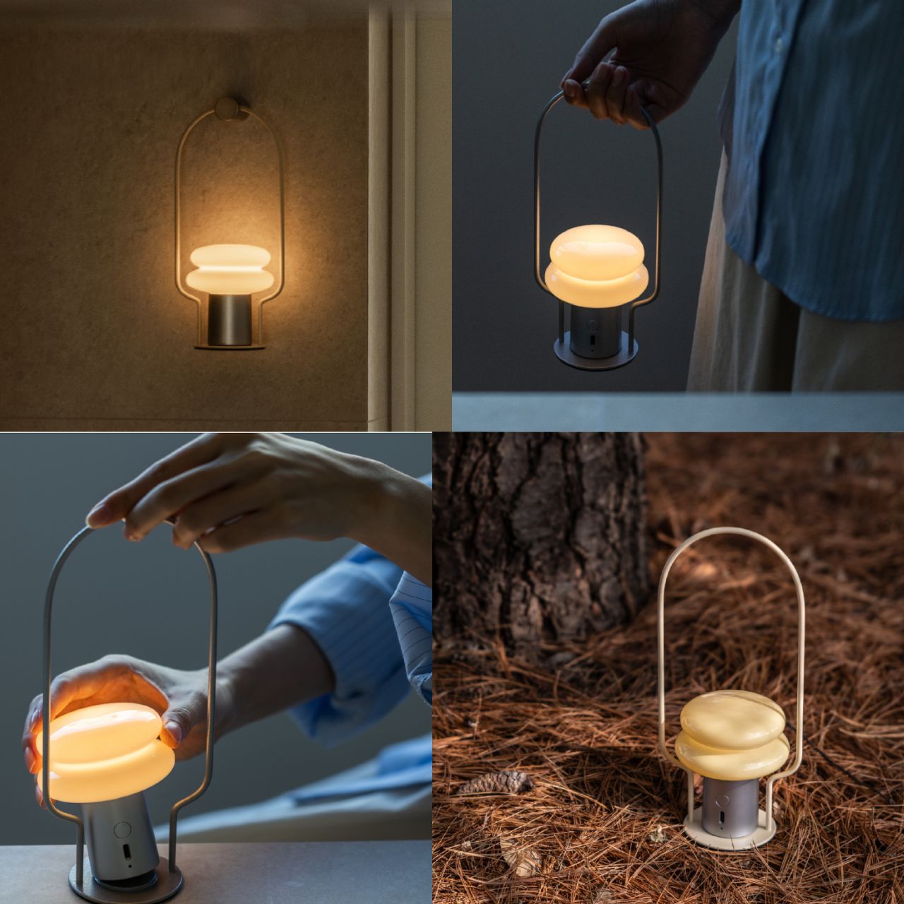 [ILKW] Snowman8 Multi-Use Portable Camping Lamp, Table Light