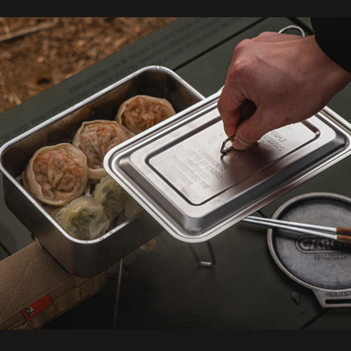 [Cargo Container] All-in-One Outdoor Camping Master Mess Kit Cookware Set