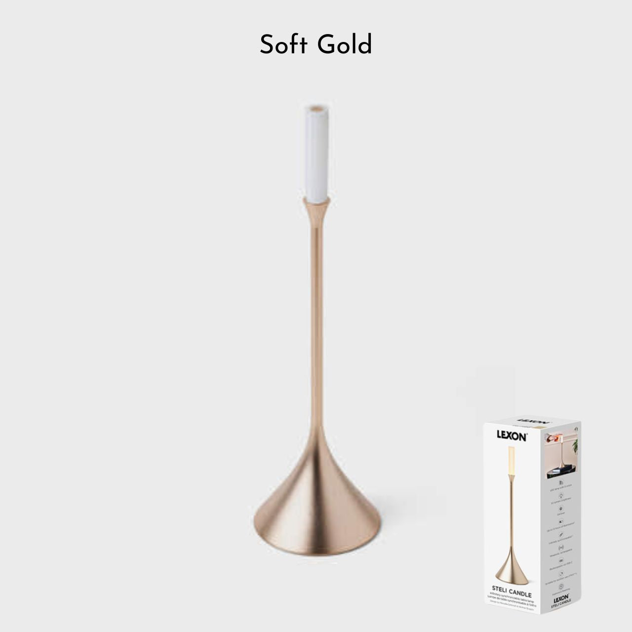 [Lexon] Lexon Steli Candle Wireless Lamp