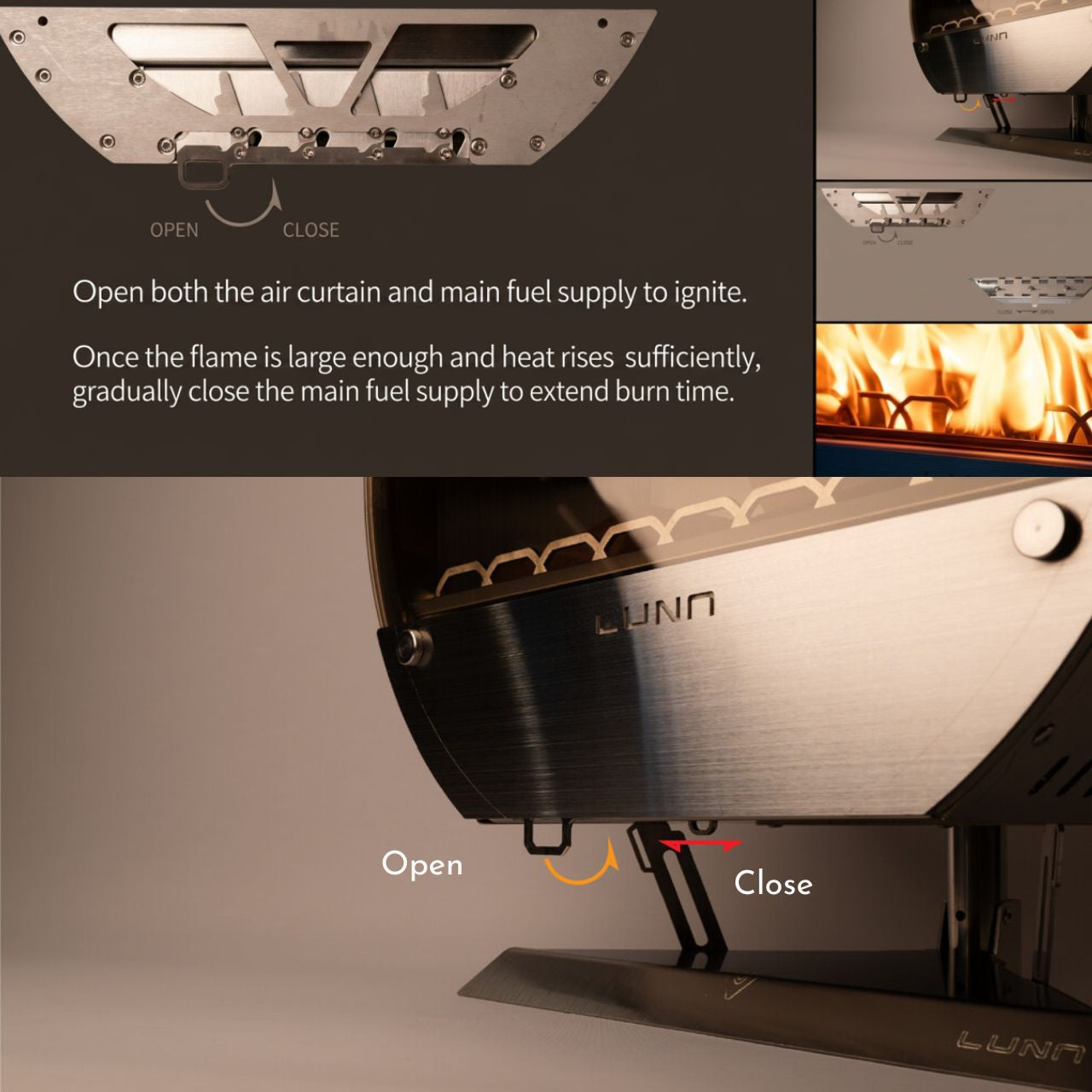 [Victory Camp] Luna Classic Wood Stove