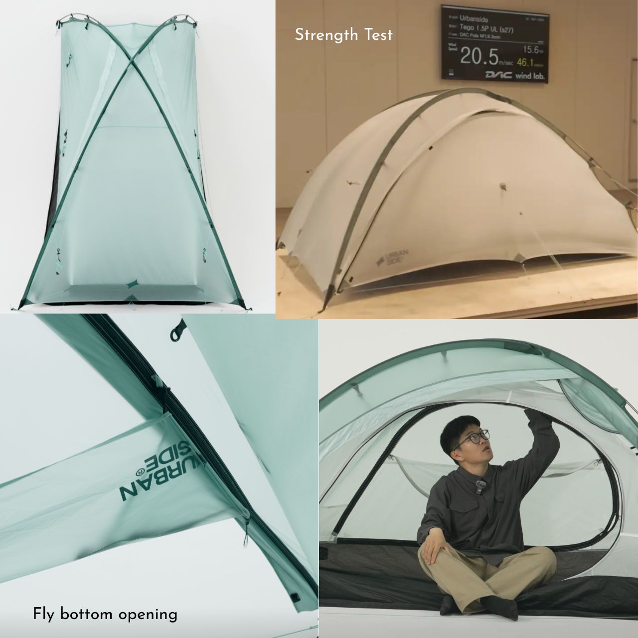 [URBANSIDE] TEGO™ 1.5P Ultralight Backpacking Tent