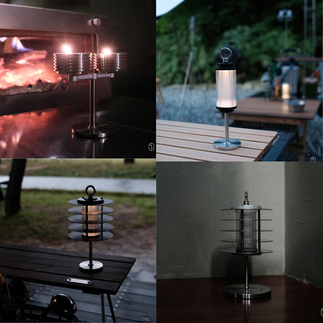 [Kunst Baum] Nessen 110 & Mono  Base Stand for 38explore lantern – Camping Lantern Stand, Height Adjustable
