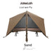 [Jakelah] J.Cot Tent Fly for J.Cot Tent 190/210. Camping Rental