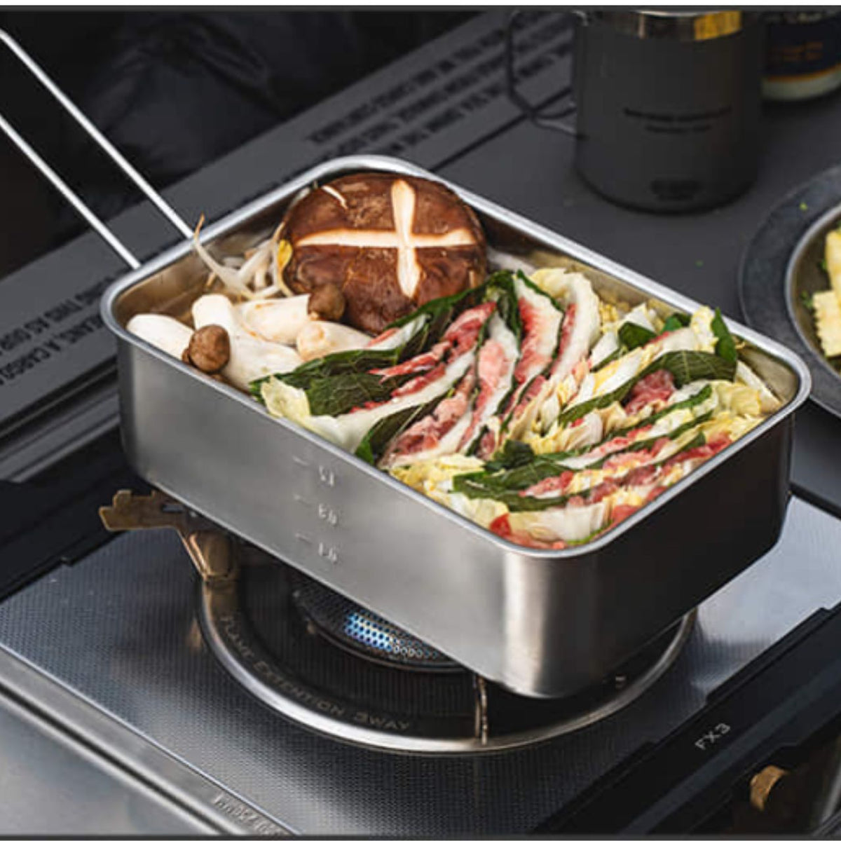 [Cargo Container] All-in-One Outdoor Camping Master Mess Kit Cookware Set