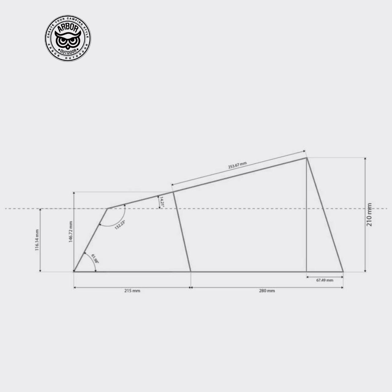 [Arbor] * Pre-order* Baker 2p Air Tent, Camping Shelter
