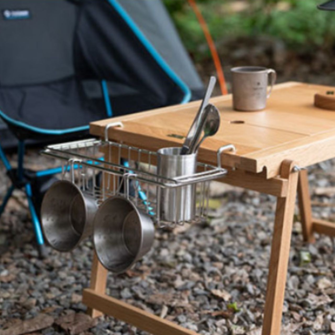 [Tesup] *Brote Table* Handcraft Extendable  Wooden Folding Camping Table