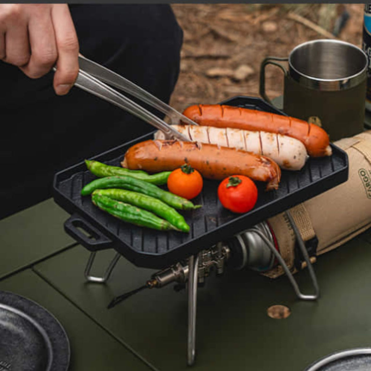 [Cargo Container] All-in-One Outdoor Camping Master Mess Kit Cookware Set