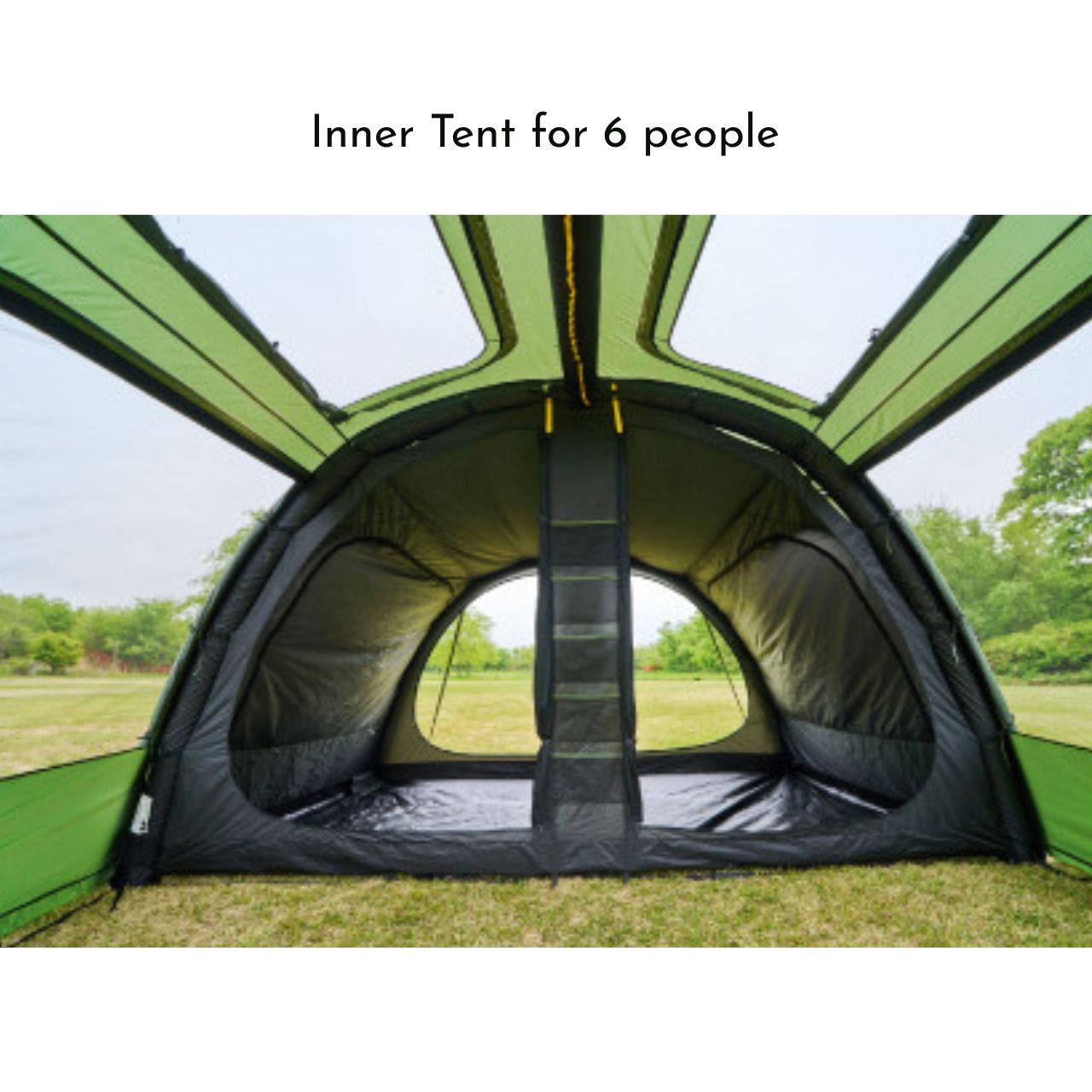 [We Can Trip] Model D Light-Weighted Air Tent, Shelter (Khaki, Black)