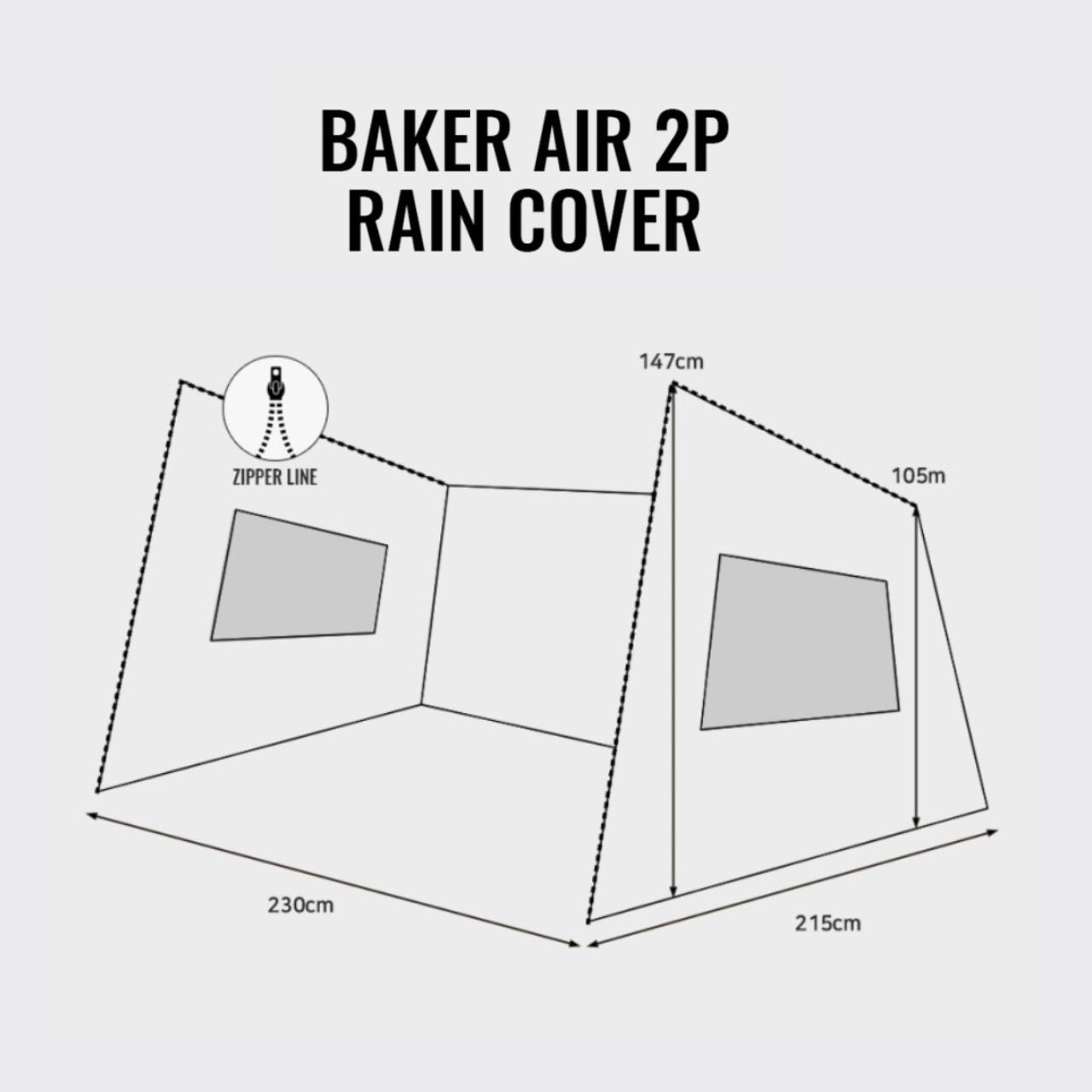 [Arbor] * Pre-order* Baker 2p Air Tent, Camping Shelter