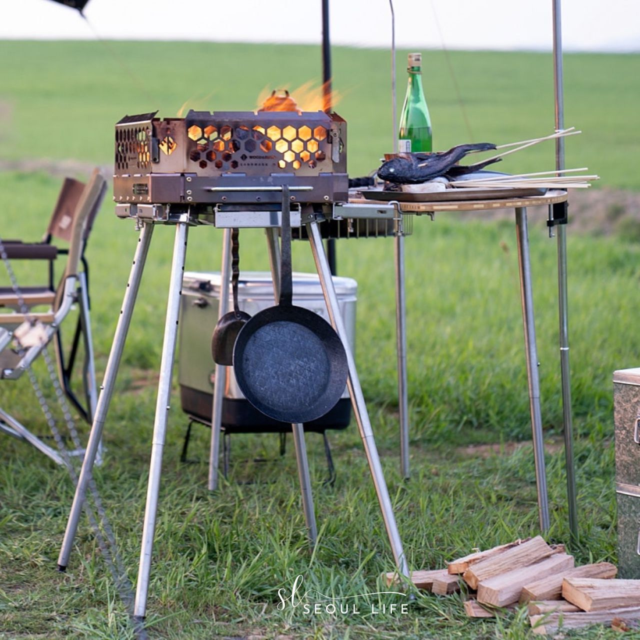 Wood & Burn] Landmark M, Height Adjust & Multi-Function