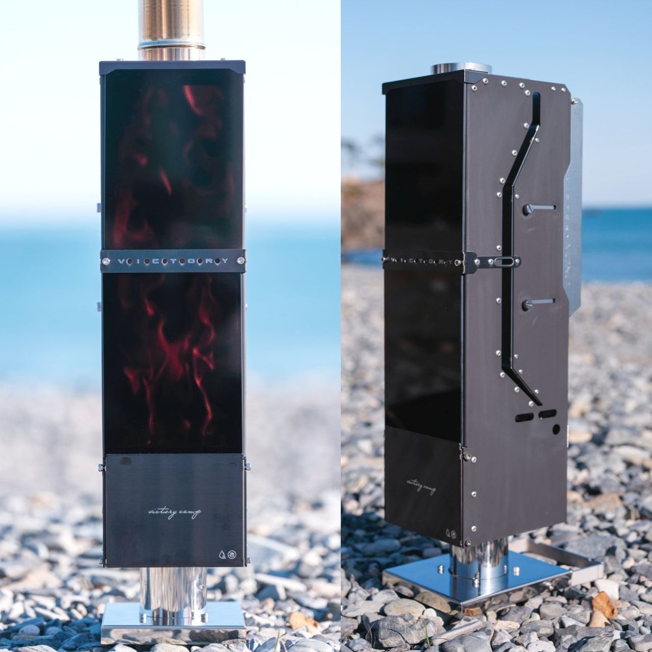 [Victory] Mono Classic Black Pellet Burning Camping Stove