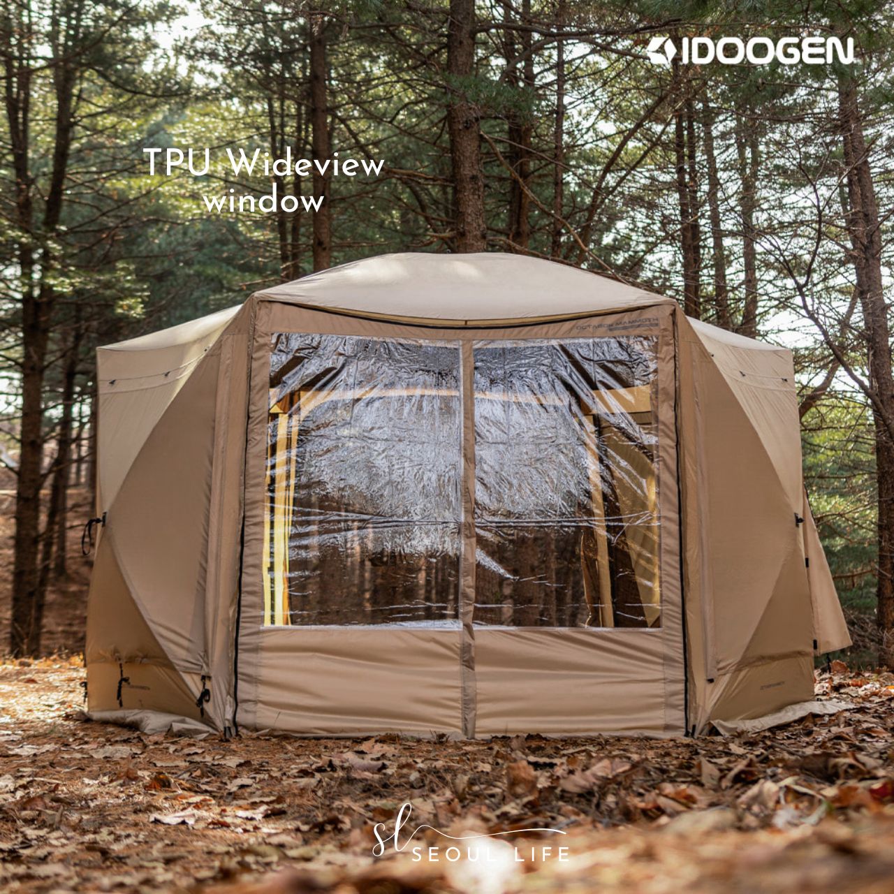 [IDOOGEN] Component parts for Octagon Mammoth One-touch Tent Shelter.