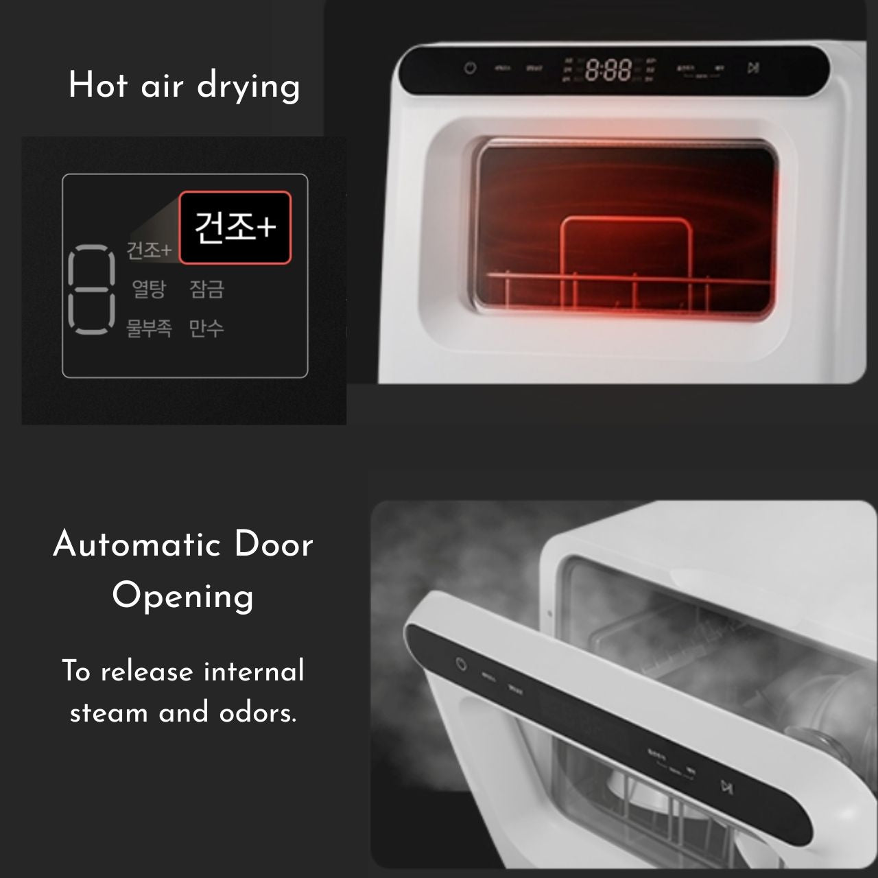 [Cuckoo] Marshmallow 2.0 Mini Dishwasher, Baby Bottle Washer, Dryer