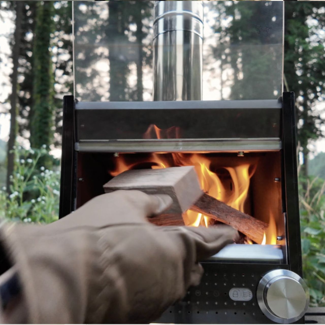 [Victory] Mona Outdoor 2-way Wood Stove w/ cooking space