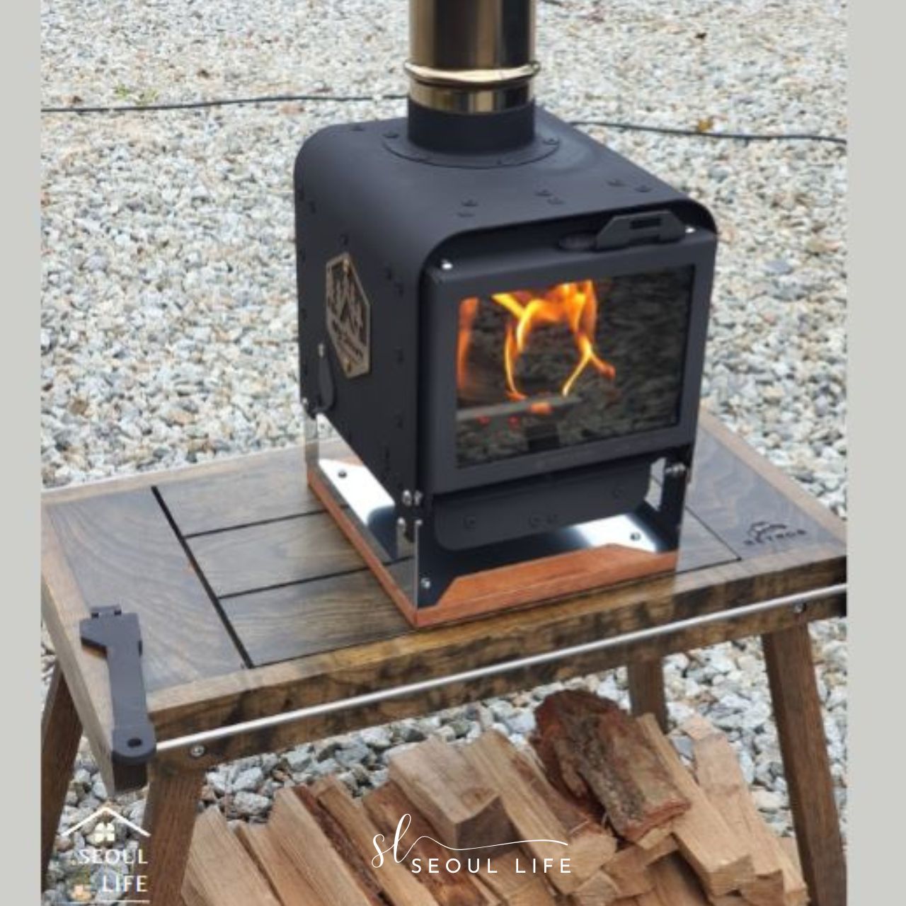 Wood & Burn]*My Stove Petit* Mini Multi-use Camping Burning Stove, Mi –  SeoulLife