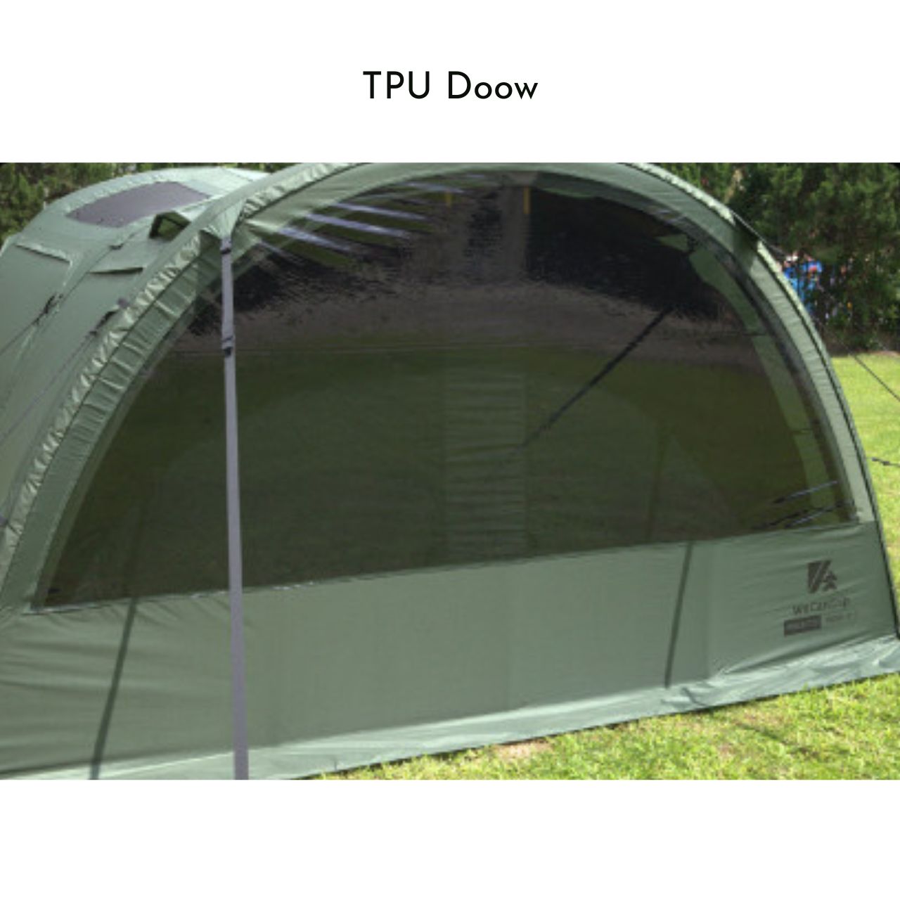 [We Can Trip] Model D Light-Weighted Air Tent, Shelter (Khaki, Black)