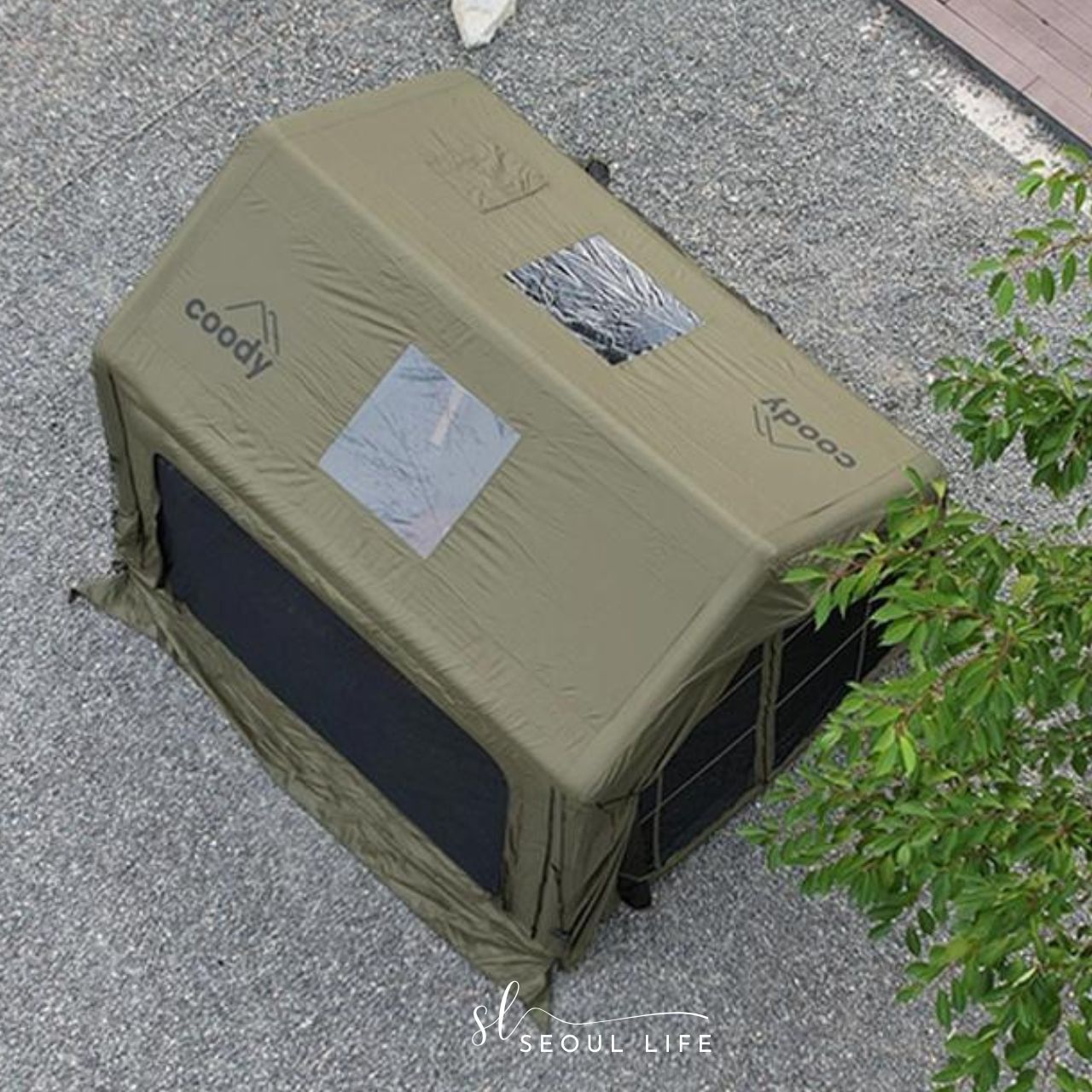 [Coody] Air Tent Wave, Beige & Khaki Colors