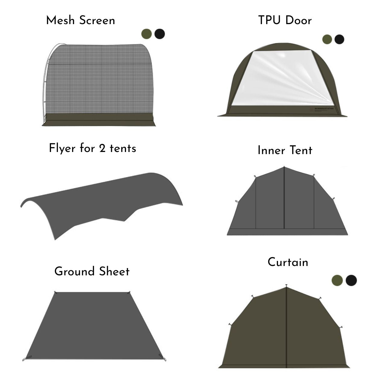 Arbor Outdoor] Tunnel 210 Camping Tent/ Shelter – SeoulLife