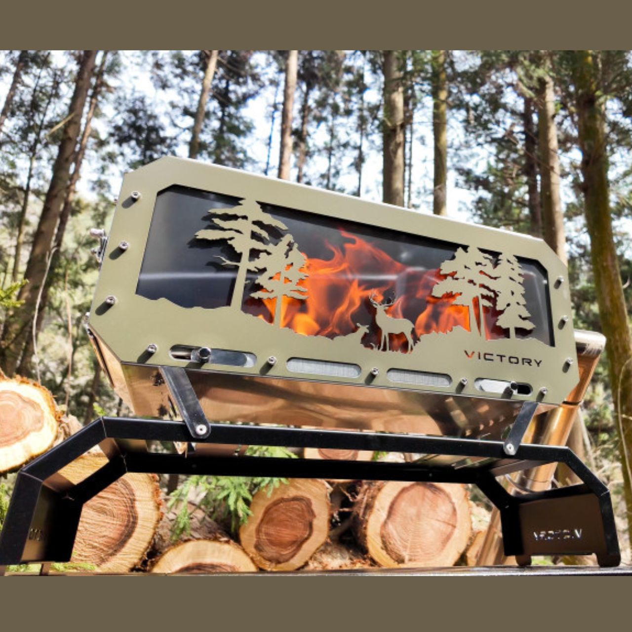 [Victory] Big DD Final Outdoor Camping Wood Stove