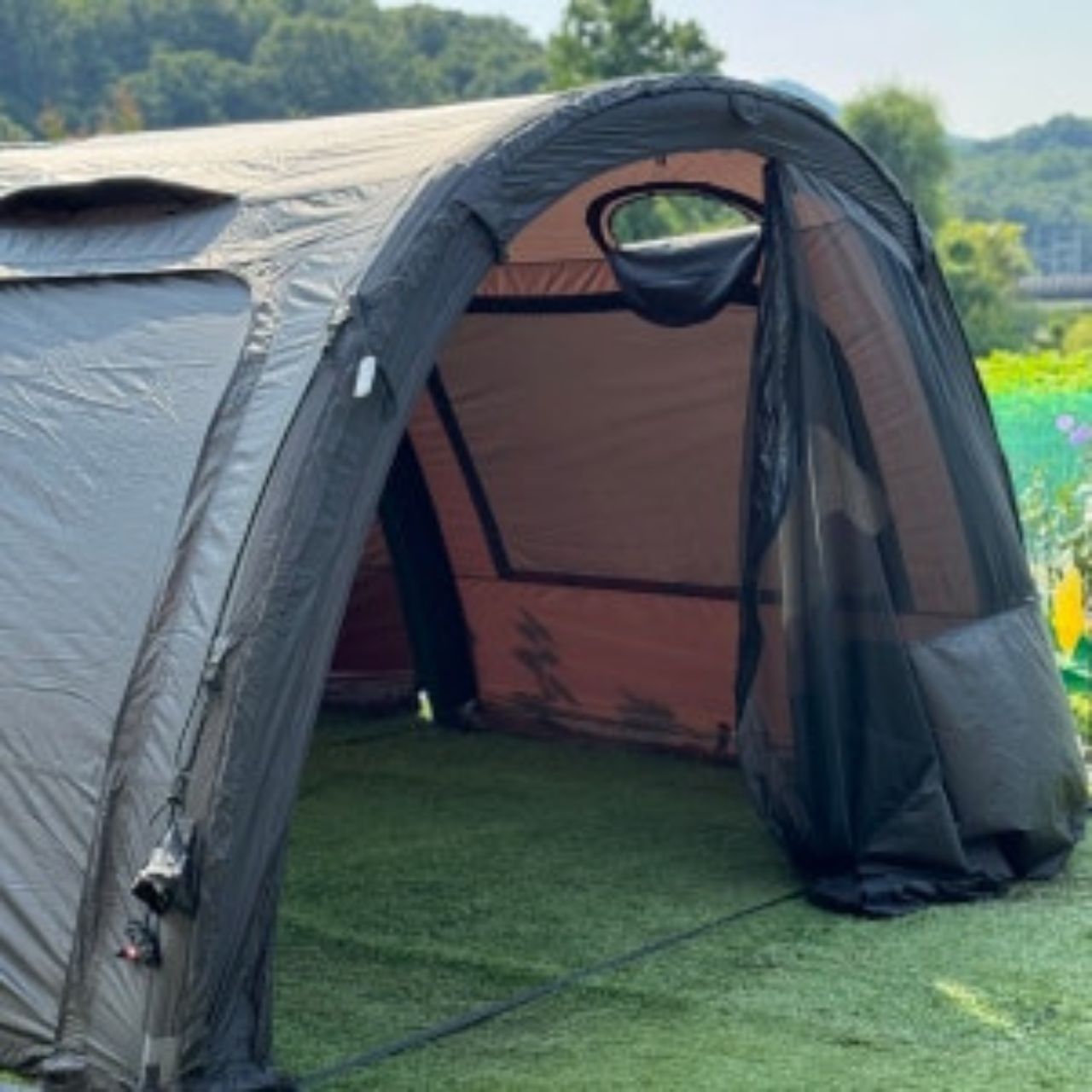 [We Can Trip] Model D Light-Weighted Air Tent, Shelter (Khaki, Black)
