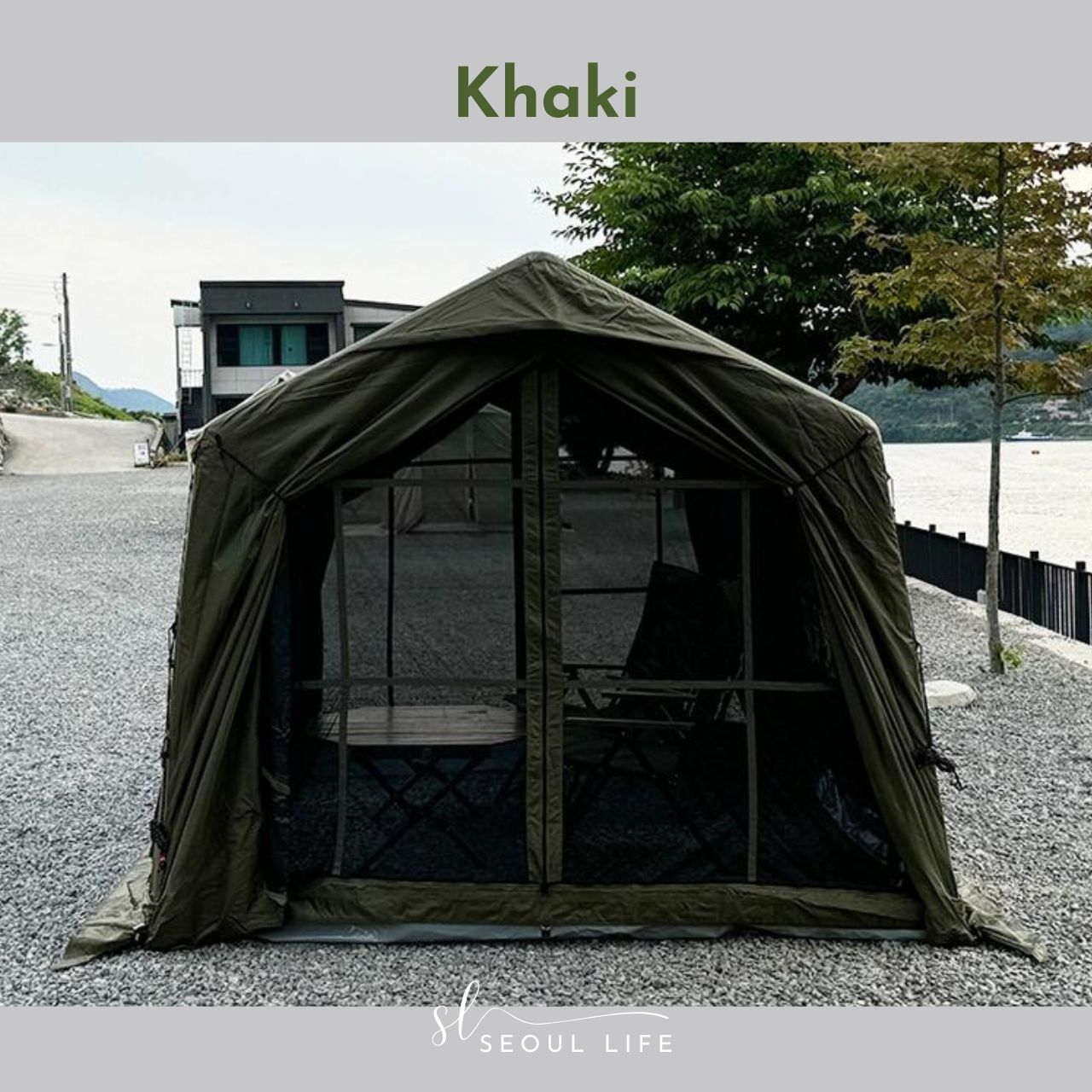 [Coody] Air Tent Wave, Beige & Khaki Colors